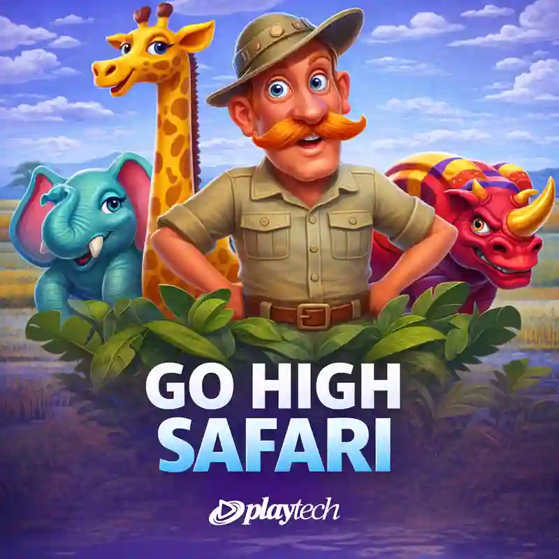 Go High Safari online slot game interface